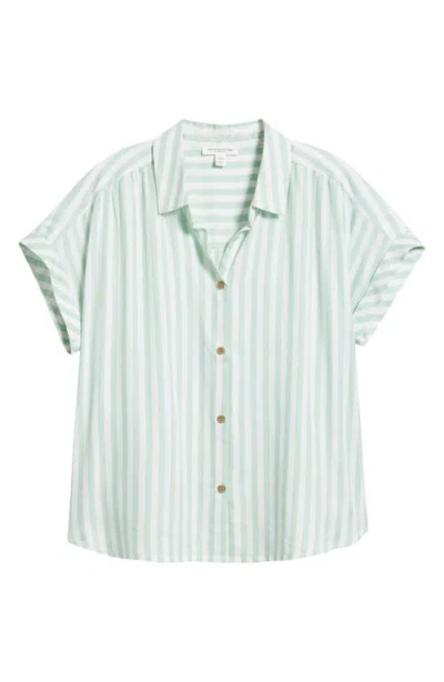 Beachlunchlounge Darby Short Sleeve Button-up Shirt In Deja Vu