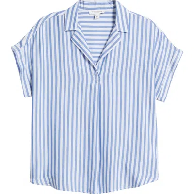 Beachlunchlounge Deni Stripe Shirt In Blue