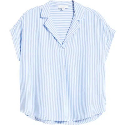 Beachlunchlounge Deni Stripe Shirt In Blue