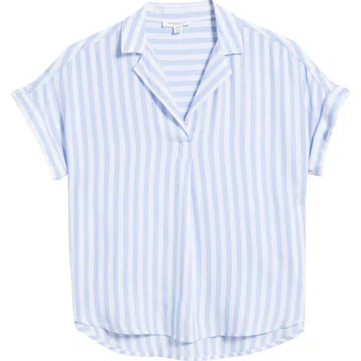 Beachlunchlounge Deni Stripe Shirt In Blue