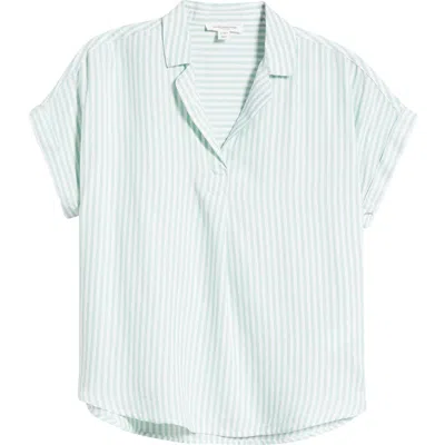 Beachlunchlounge Deni Stripe Shirt In Green