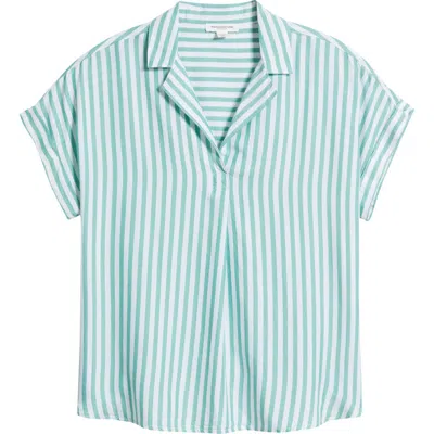 Beachlunchlounge Deni Stripe Shirt In Green