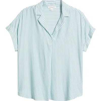 Beachlunchlounge Deni Stripe Shirt In Green