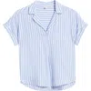Beachlunchlounge Deni Stripe Shirt In Blue