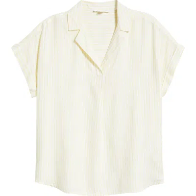 Beachlunchlounge Deni Stripe Shirt In Neutral