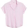 Beachlunchlounge Deni Stripe Shirt In Pink Flamingo