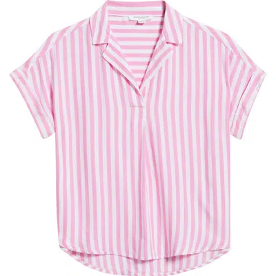 Beachlunchlounge Deni Stripe Shirt In Pink