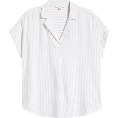 Beachlunchlounge Deni Stripe Shirt In White