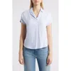 Beachlunchlounge Denise Stripe Shirt In Blue