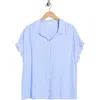 Beachlunchlounge Evony Stripe Top In Blue