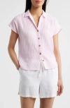 Beachlunchlounge Gem Stripe Shirt In Pink