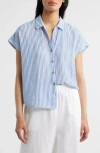Beachlunchlounge Gem Stripe Shirt In Blue
