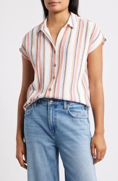 Beachlunchlounge Gem Stripe Shirt In Multi
