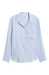 Beachlunchlounge Haley Popover Shirt In Blue