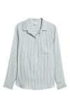 Beachlunchlounge Haley Popover Shirt In Green