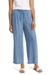 BEACHLUNCHLOUNGE INAYA CHAMBRAY DRAWSTRING trousers