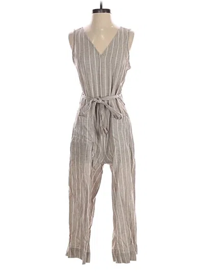 Pre-owned Beachlunchlounge Jumpsuit In Tan