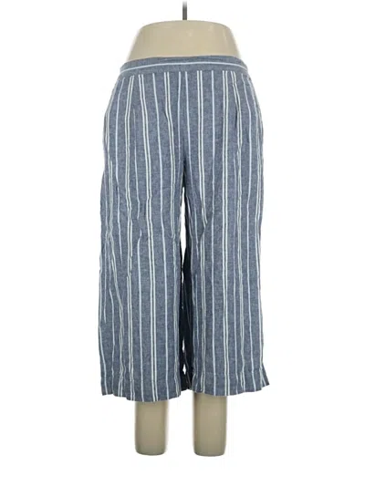 Pre-owned Beachlunchlounge Linen Pants In Blue