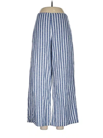 Pre-owned Beachlunchlounge Linen Pants In Blue