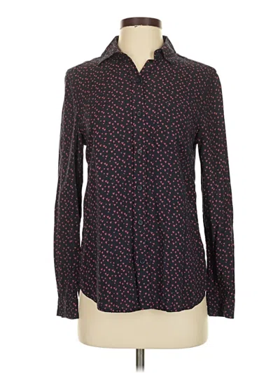 Pre-owned Beachlunchlounge Long Sleeve Blouse In Black