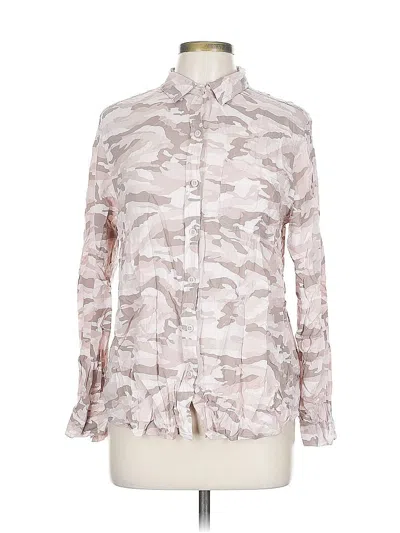 Pre-owned Beachlunchlounge Long Sleeve Blouse In Pink