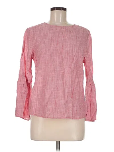 Pre-owned Beachlunchlounge Long Sleeve Blouse In Pink