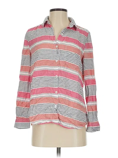 Pre-owned Beachlunchlounge Long Sleeve Button Down Shirt In Pink
