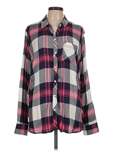 Pre-owned Beachlunchlounge Long Sleeve Button Down Shirt In Pink