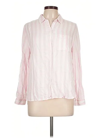 Pre-owned Beachlunchlounge Long Sleeve Button Down Shirt In Pink