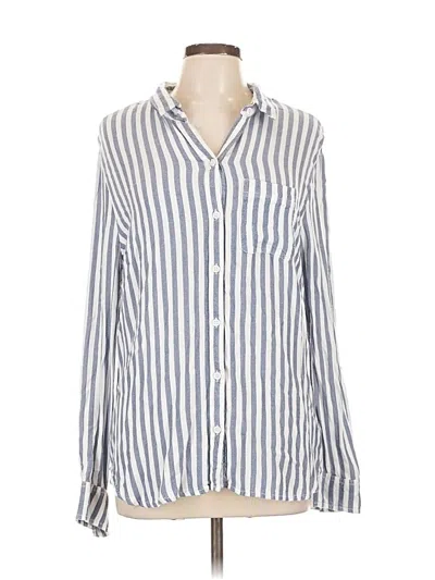 Pre-owned Beachlunchlounge Long Sleeve Polo Shirt In Blue