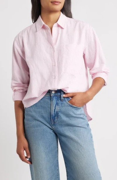 Beachlunchlounge Long Sleeve Shirt In Pink