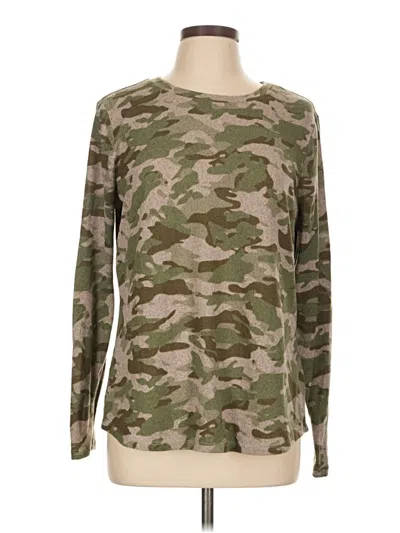 Pre-owned Beachlunchlounge Long Sleeve T-shirt In Green