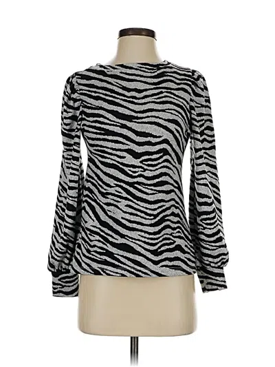 Pre-owned Beachlunchlounge Long Sleeve T-shirt In Silver