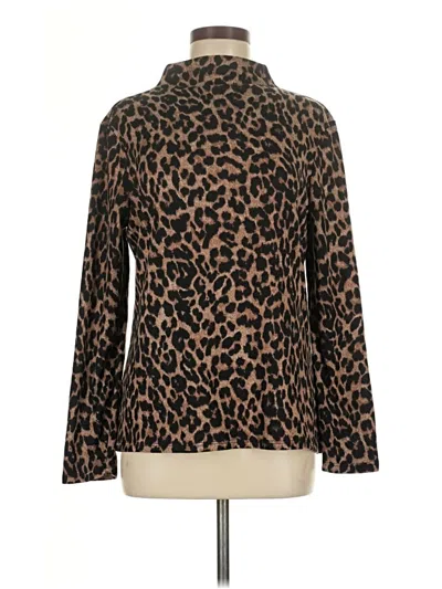 Pre-owned Beachlunchlounge Long Sleeve Turtleneck In Brown