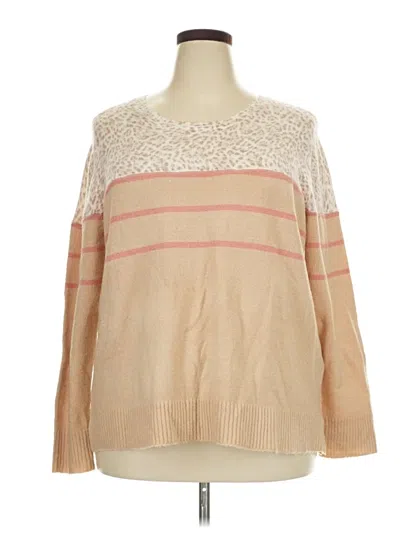 Pre-owned Beachlunchlounge Pullover Sweater In Tan