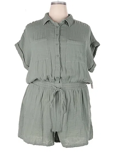 Pre-owned Beachlunchlounge Romper In Gray