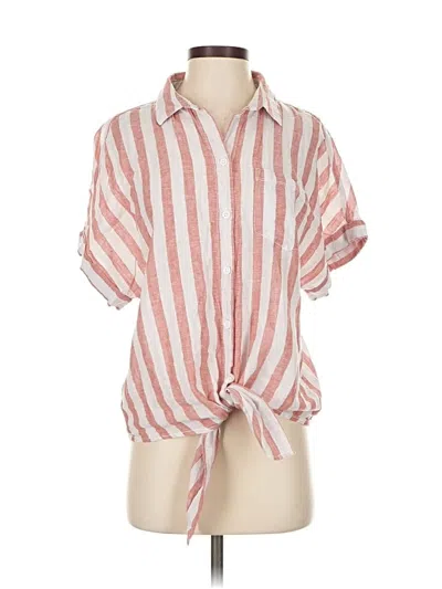 Pre-owned Beachlunchlounge Short Sleeve Blouse In Pink