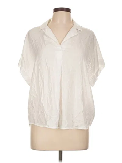Pre-owned Beachlunchlounge Short Sleeve Polo Shirt In White