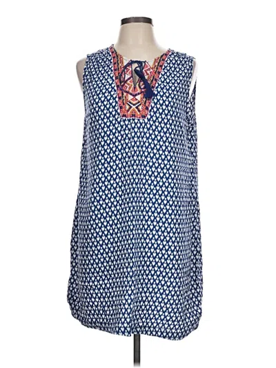 Pre-owned Beachlunchlounge Sleeveless Blouse In Blue