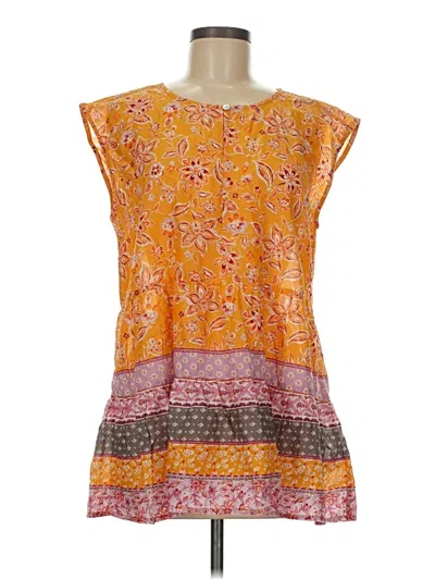 Pre-owned Beachlunchlounge Sleeveless Blouse In Orange