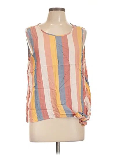 Pre-owned Beachlunchlounge Sleeveless Blouse In Pink