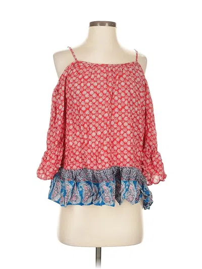Pre-owned Beachlunchlounge Sleeveless Blouse In Red