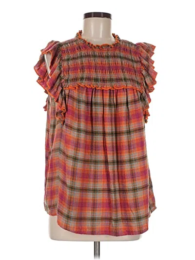 Pre-owned Beachlunchlounge Sleeveless Blouse In Red
