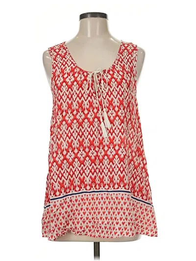 Pre-owned Beachlunchlounge Sleeveless Blouse In Red