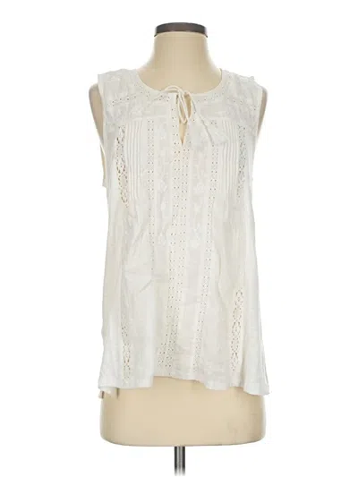 Pre-owned Beachlunchlounge Sleeveless T-shirt In Ivory