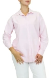 Beachlunchlounge Sydney Oversized Button-up Shirt In Pink