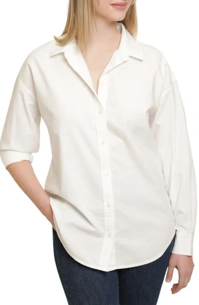Beachlunchlounge Sydney Oversized Button-up Shirt In White