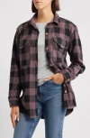 Beachlunchlounge Taelyn Buffalo Plaid Oversize Button-up Shirt In Multi