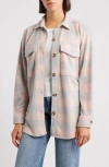 Beachlunchlounge Taelyn Buffalo Plaid Oversize Button-up Shirt In Multi