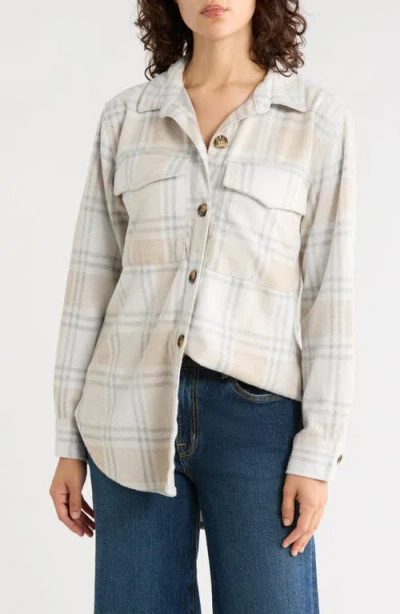 Beachlunchlounge Taelyn Buffalo Plaid Oversize Button-up Shirt In Multi